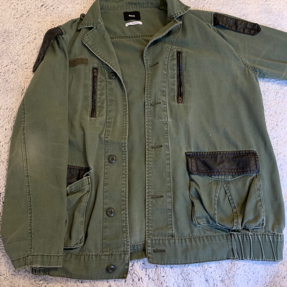 Large BDG Army Green Jacket